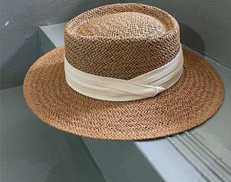 帽子女夏防晒大帽檐网红海边度假沙滩太阳帽时...