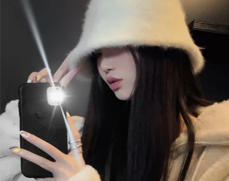 渔夫帽 盆帽渔夫帽白色可爱兔毛女秋冬毛绒水...