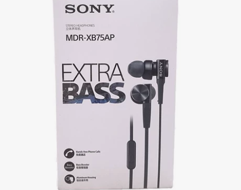 Sony/索尼MDR-XB75AP手机入耳...