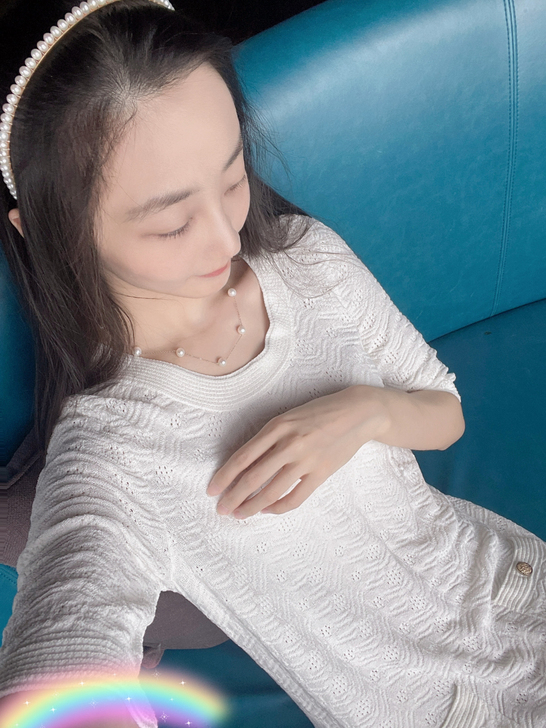 #秒！超美气质中袖连衣裙～小白裙#