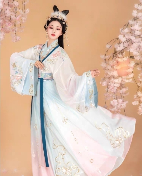 梨花渡月中桂s码三件套