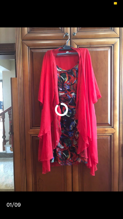 吊带裙子在网上128买的，外搭是在本溪的长...