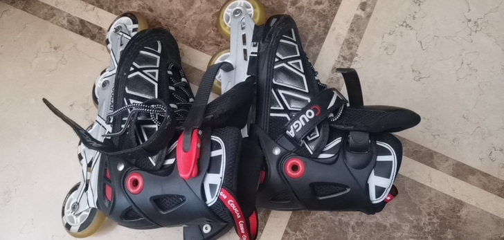 美洲狮轮滑，小孩不敢学，买了没用过，37到...