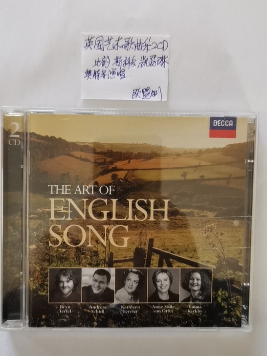 古典音乐英国艺术歌曲集2CD，由著名歌星比...