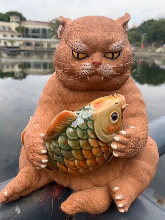 名家作品，富贵有余猫的神韵真的太好看