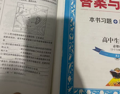 高中生物必修一 无使用痕迹几乎全新 感兴趣...