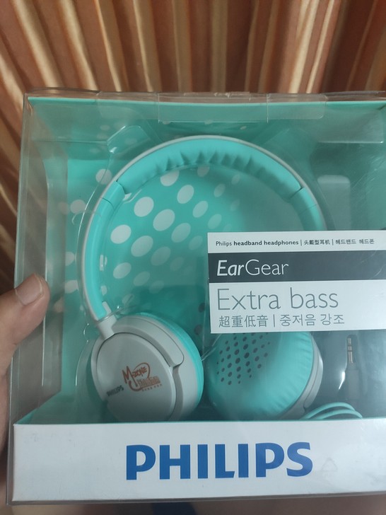 飞利浦,超重低音耳机 全新未使用