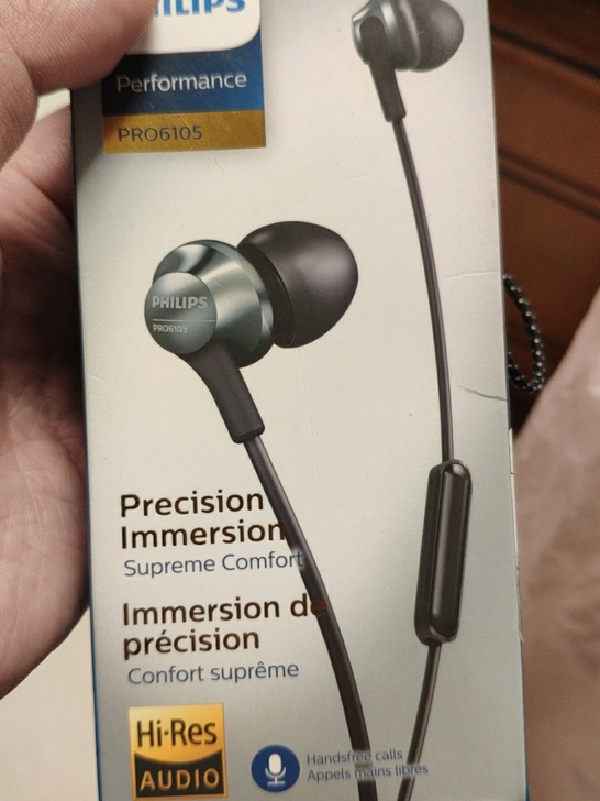 飞利浦pro6105耳机3.5