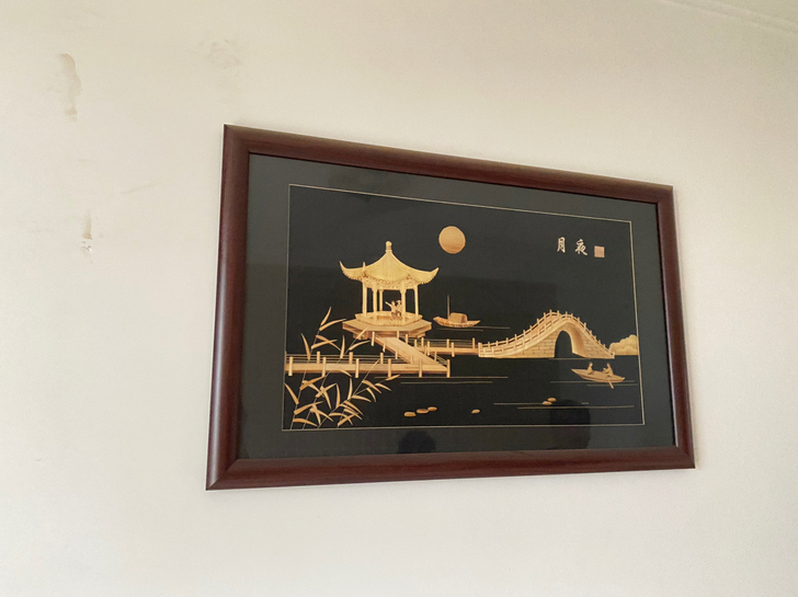 纯手工白洋淀芦苇画