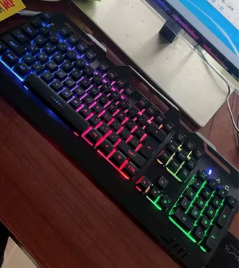 银雕 V2有线键盘鼠标套装usb电脑笔记本...