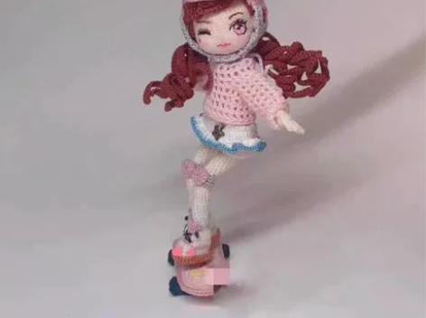 滑板女孩图解创意玩偶图解 电子图解 拍下...