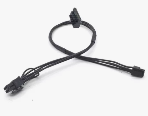 全新戴尔电脑显卡电源线 小6P转SATA硬...