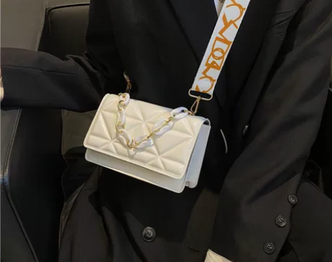 简约休闲手提包时尚2021新款复古个性宽肩...