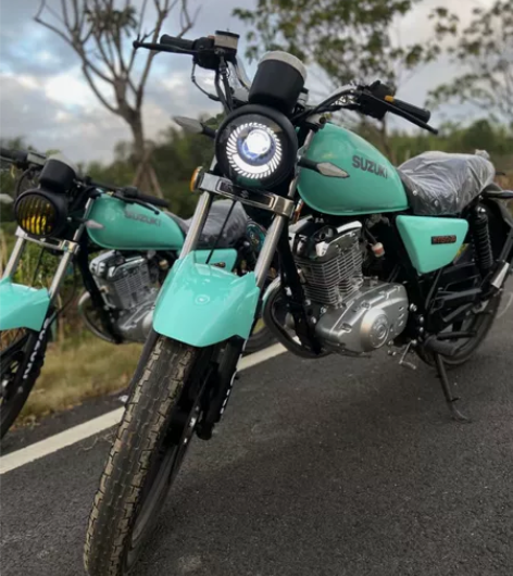 二手摩托车 铃木复古太子150cc 车况极...