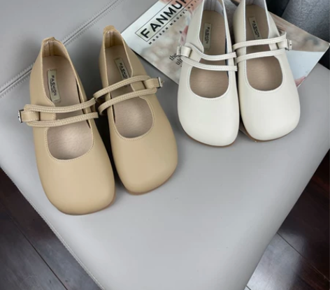 包邮网红款法式晚晚风温柔软底玛丽珍单鞋百搭...