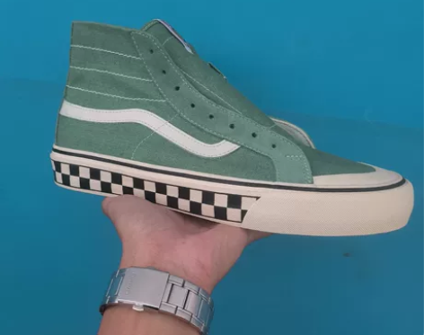 商品：42码 Vans 棋盘格SF绿高帮 ...