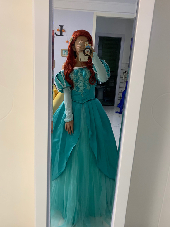 【出租】迪士尼公主小美人鱼爱丽儿cos服装