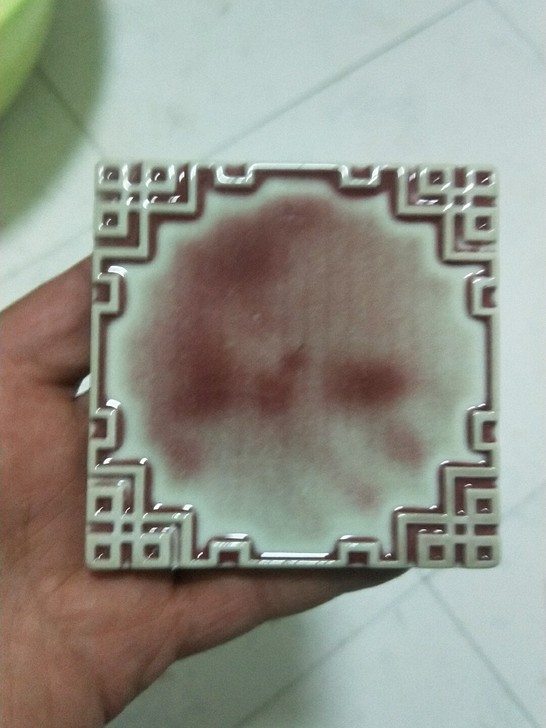景德镇老瓷器，砚台，高温色釉美人醉，茶杯托...