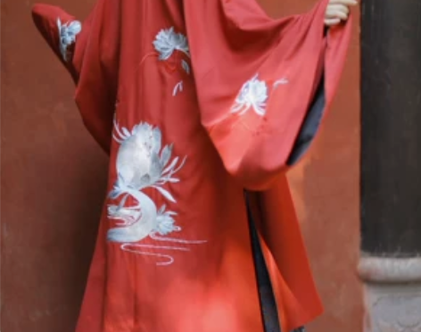 兰若庭 汉服 乘黄 明制 绣花 大袖 颜色...