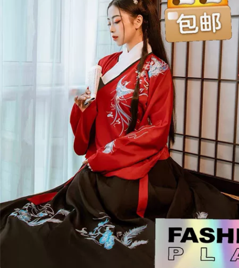 艺缕原创正品【鸾凤】交领汉服女琵琶袖明制袄...