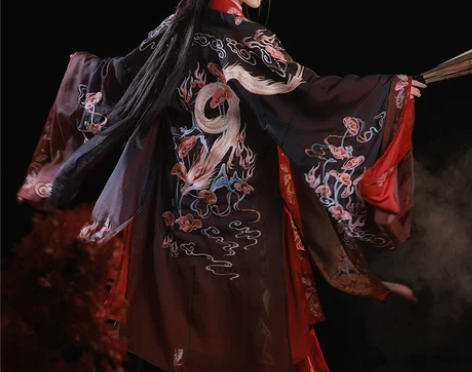 耀春褒姒原创晋制汉服女魏晋中国风交领齐腰胸...