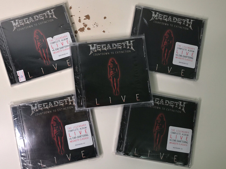全新未拆 Megadeth老牌摇滚cd 激...