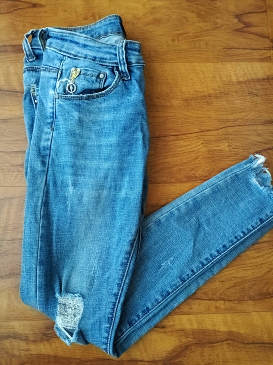 破洞牛仔裤,,百搭款