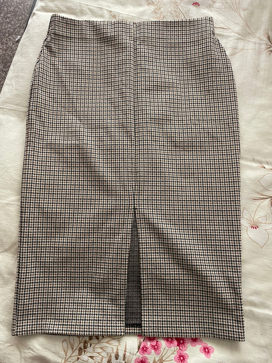 hm 千鸟格包臀裙 M号 九成新 几乎没穿过