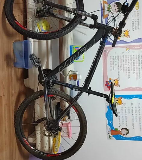 美利达挑战者350,肩控油叉,升级轴承轮组...