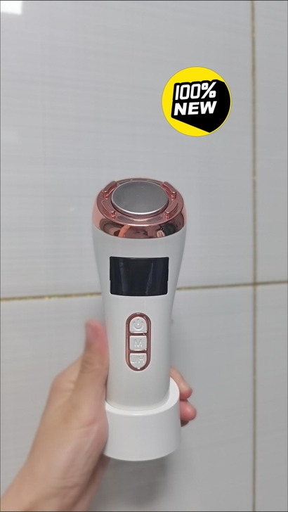 美容院一千多块买的【冰热两用】多功能洗脸美...