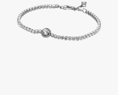 Pandora潘多拉闪光光环网球手链599...