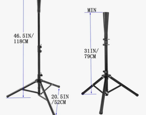 成人少年三角架三脚架击球架棒球打击t座棒球...