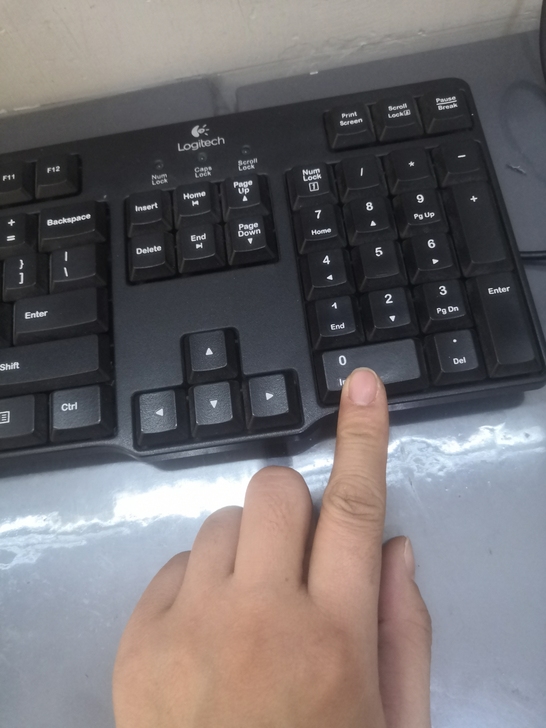 二手键盘一切正常，唯独0这个按键（如下图手...