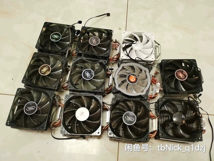 玄冰400等四管卡扣式散热器，正常拆机，不...