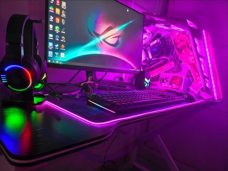 RGB发光鼠标垫 包邮 加大鼠标垫800*...