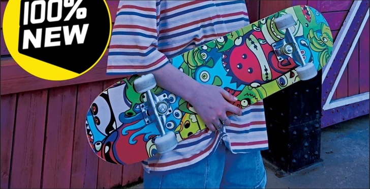 急出专业滑板高级配置极限动作四轮初学者组装...