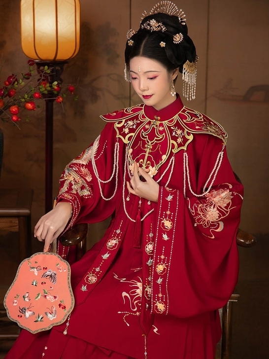 (已出）凤台曲原创（正室-囍）花嫁明制汉服...