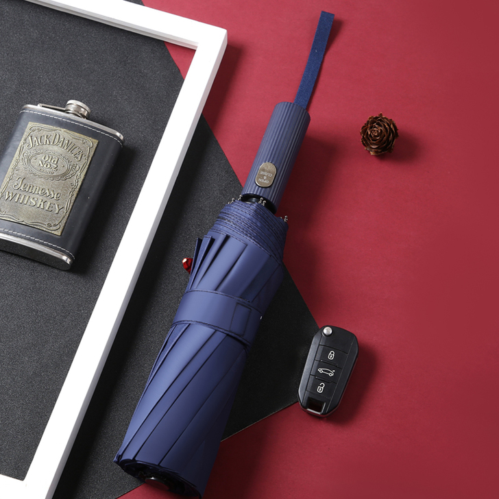 全自动雨伞太阳伞防紫外线晴雨两用三折叠双人...