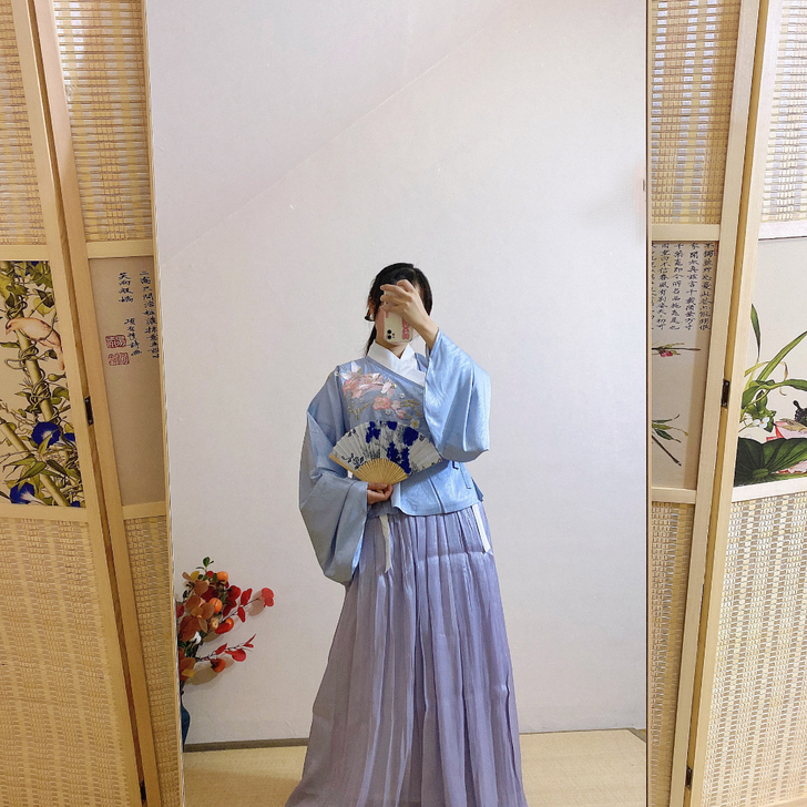 东月棠明制汉服全套，买一送一，女