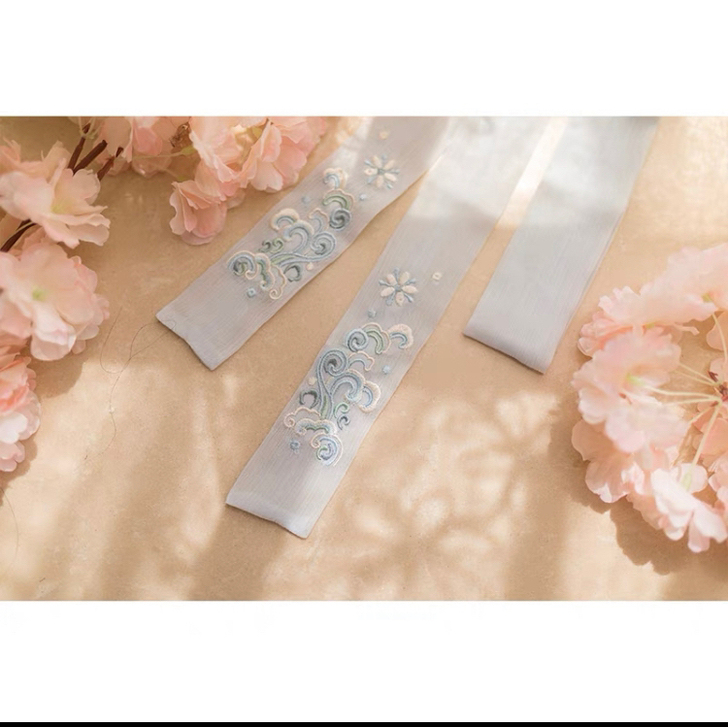 出全新【流烟昔泠】传统汉服女装配饰绣花刺绣...