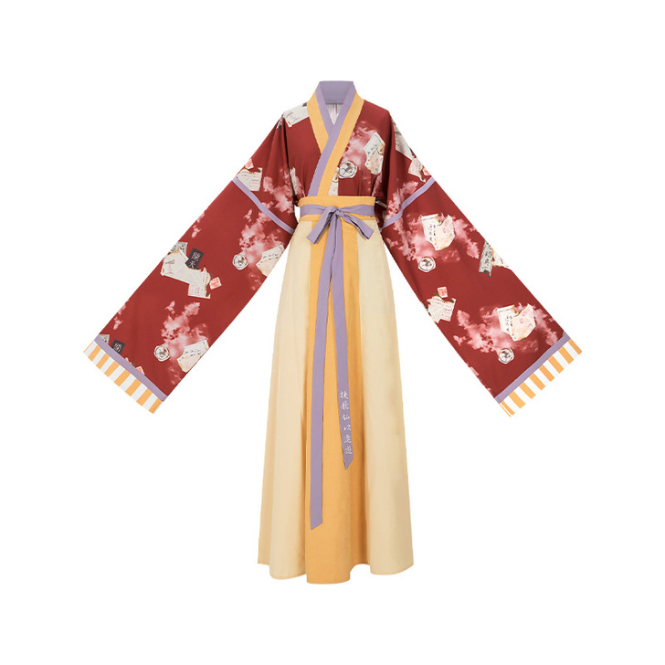 徐娇织羽集【打翻废纸篓 】汉服女晋制秋季交...