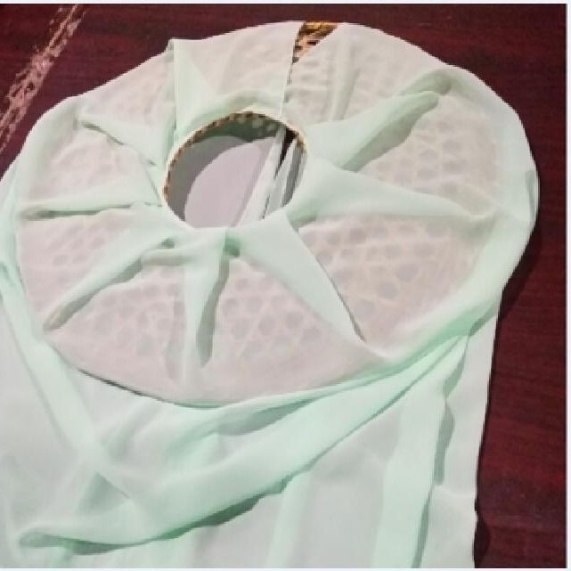 不包邮不包邮，大摆斗笠，一个浅青色一个白色...