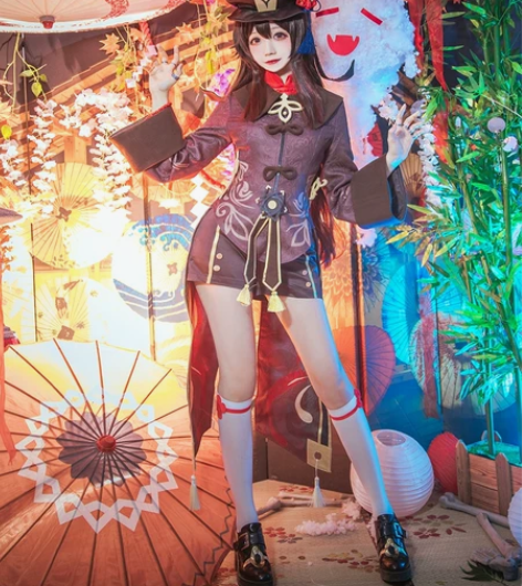 （只换）胡桃cos火花动漫家的 有瑕疵，衣...