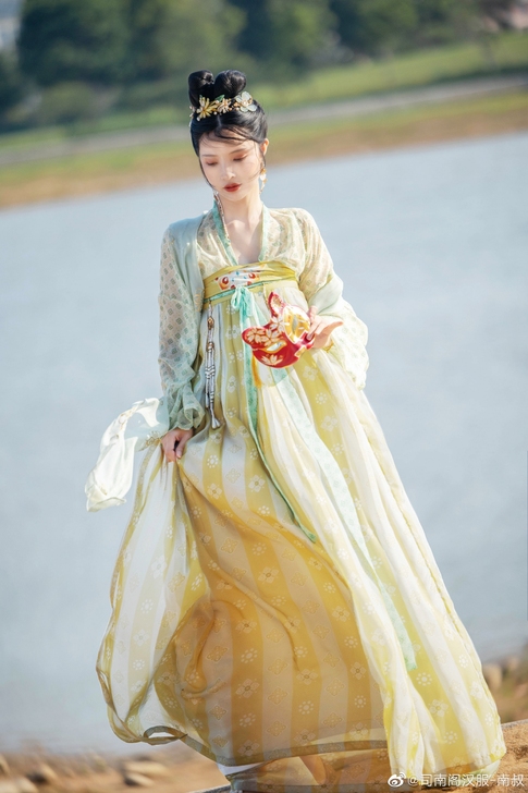 闲茶出租 | 包邮司南阁汉服齐胸襦裙唐制夏...