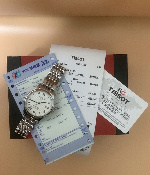 转让个人二手闲置正品全新天梭手表力洛克系列...