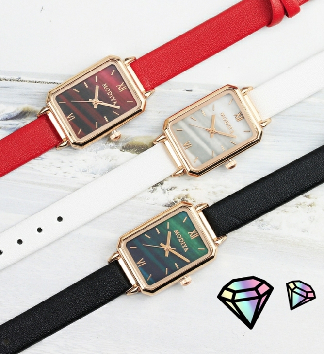 【特价款】小众设计手表女轻奢款韩版简约方形...