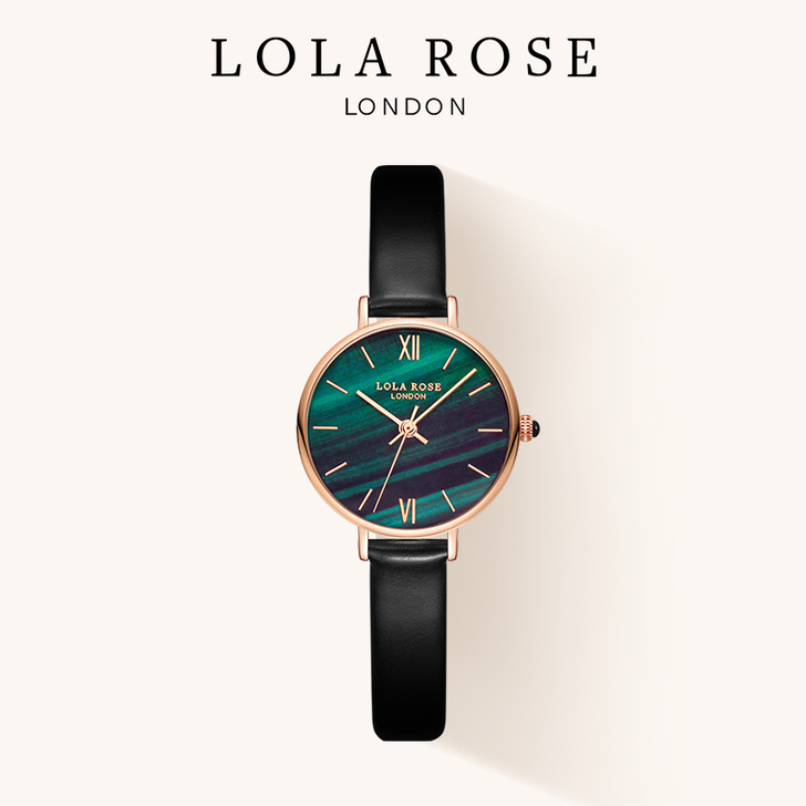 Lola Rose圆盘小绿表 手表女学生简...