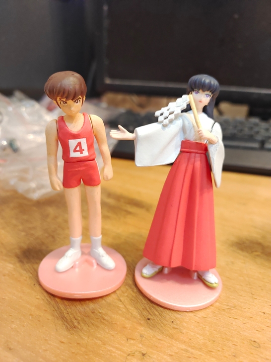 万代正版 高桥留美子福星小子 巫女樱花手办...