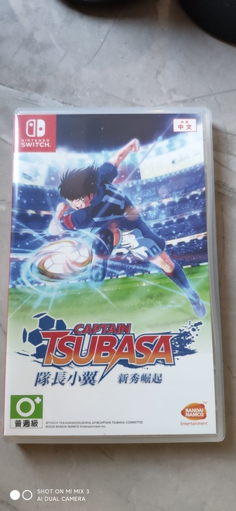 switch 游戏足球小将二手闲置，玩了没...