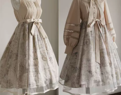 清衣柜全新沉睡的娜塔莉JSK背心裙loli...